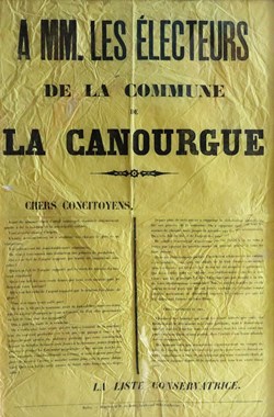 1930 (?) - Elections, affiche