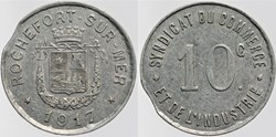 17 - Rochefort-sur-Mer - 10 centimes