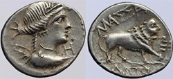 Massalia - Drachme légère au lion