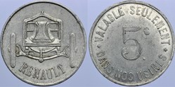 92 - Boulogne-Billancourt - 5 centimes