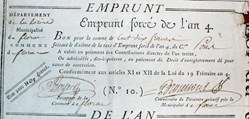 Bon pour 110 francs - Florac (Lozère)