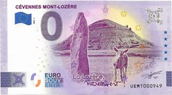 0 Euro souvenir - Cévennes Mont-Lozère