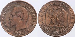 F-116 - Second Empire - 5 centimes - 1856 K