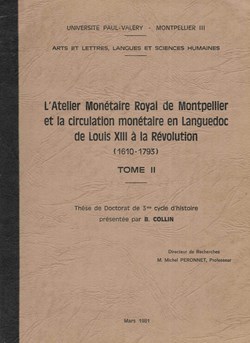 1981 - Thèse atelier de Montpellier II - B. Collin
