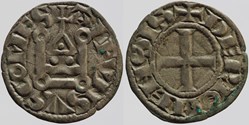 Auvergne - Riom - Alphonse de France - Denier