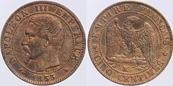 F-116 - Second Empire - 5 centimes - 1855 MA ancre