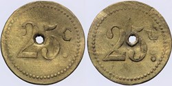 Jeton de 25 centimes