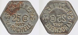 17 - La Rochelle - 25 centimes
