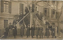 Carte-photo, Ecole des institutrices à Mende