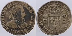 Dy 1126 - Henri III - Teston - 1576, Toulouse