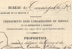 1897 - Changement d'organisation