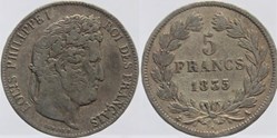 F-324 - Louis Philippe I - 5 francs - 1835 Paris, fausse