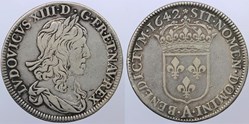 Dy 1346 - Louis XIII - 1/2 écu - 1642 Paris