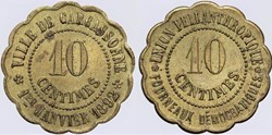 11 - Carcassonne - 10 centimes
