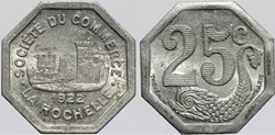 17 - La Rochelle - 25 centimes