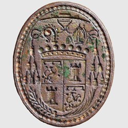 1625-1628 - Sceau de l'Evêque Daniel de la Mothe Duplessis Houdancourt