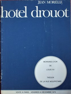 1972 - Vente du trésor de la rue Mouffetard