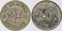 34 - Montpellier - Bar des Autobus - 20 centimes
