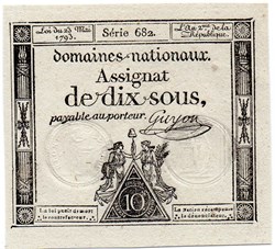 Assignat de 10 sous - 23 mai 1793