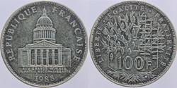 F-451 - Panthéon - 100 fr. - 1988