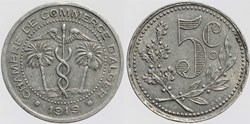 Algérie - Alger - C.C. - 5 centimes - 1919