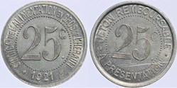 34 - Herault - S.A. - 25 centimes 1921