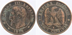 F-107 - Second Empire - 2 centimes - 1856 A