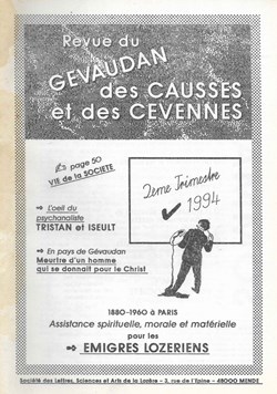 1994 - Revue du Gévaudan des Causses et des Cévennes