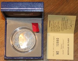 1992 - 15 écus/100 franc argent B.E.