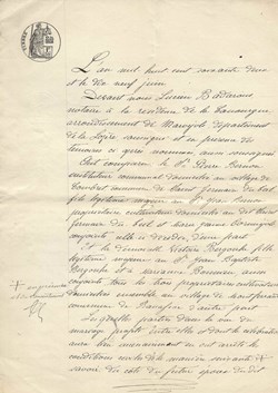 1862 - Mariage