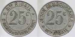 34 - St-Mathieu-de-Tréviers - 25 centimes