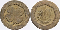 Jeton à consommer - 50 / 10 centimes