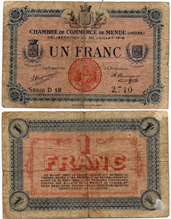 1 franc C.C.M. - Série D18