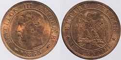 F-102 - Second Empire - 1 centime - 1853 A