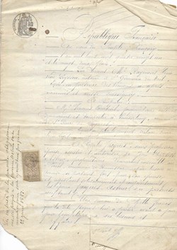 1881 - Remboursement d'un prêt
