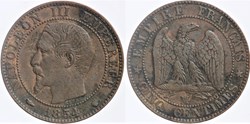 F-116 - Second Empire - 5 centimes - 1854 MA
