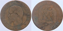 F-116 - Second Empire - 5 centimes - 1853 BB