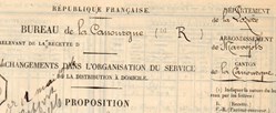 1906 - Changement d'organisation