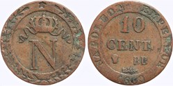F-130 - Premier Empire - 10 centimes - 1809 BB