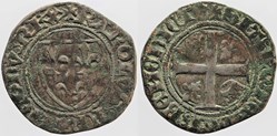 Dy 0377a - Charles VI - Blanc guénar - Poitiers