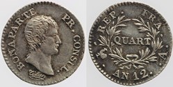 F-157 - Consulat - Quart de franc - AN 12, Paris