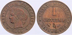 F-104 - Troisième République - Cérès - 1 c. - 1896 A