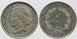 1848 - Seconde République - 5 frs., concours de Gayrard