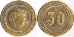 Jeton à consommer - 30 centimes