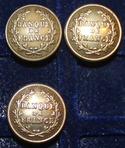 Boutons Banque de France