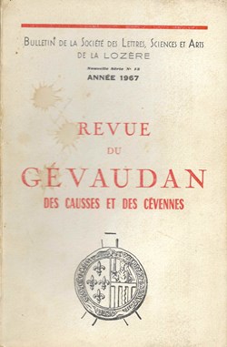 1967 - Bulletin de la Société des Lettres de la Lozère