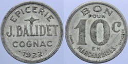 16 - Cognac - 10 centimes