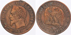 F-108 - Second Empire - 2 centimes - 1861 A