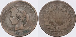 F-135 - Troisième République - Cérès - 10 c. - 1886 A