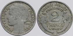 F-269 - Morlon - 2 frs. - 1946 coin bouché